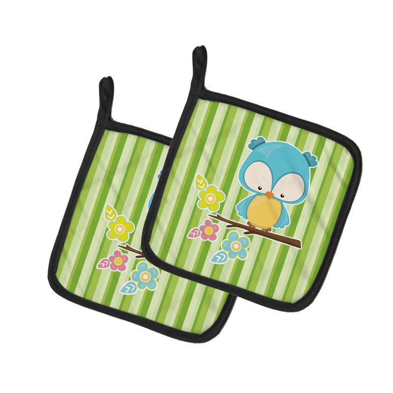 Bird on Branch Pot Holders - Set of 2 - Heat-Resistant Kitchen Essentials BB7092PTHD