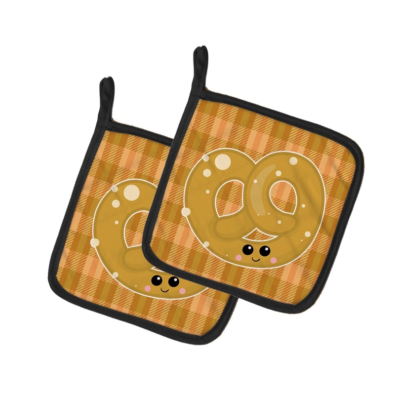 Pretzel Pot Holders - Set of 2 - Heat-Resistant Kitchen Essentials BB6888PTHD