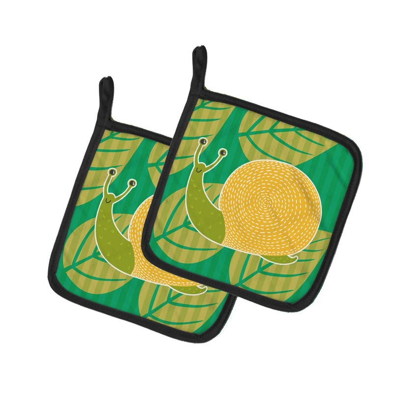 Snail Pot Holders - Set of 2 - Heat-Resistant Kitchen Essentials BB6783PTHD