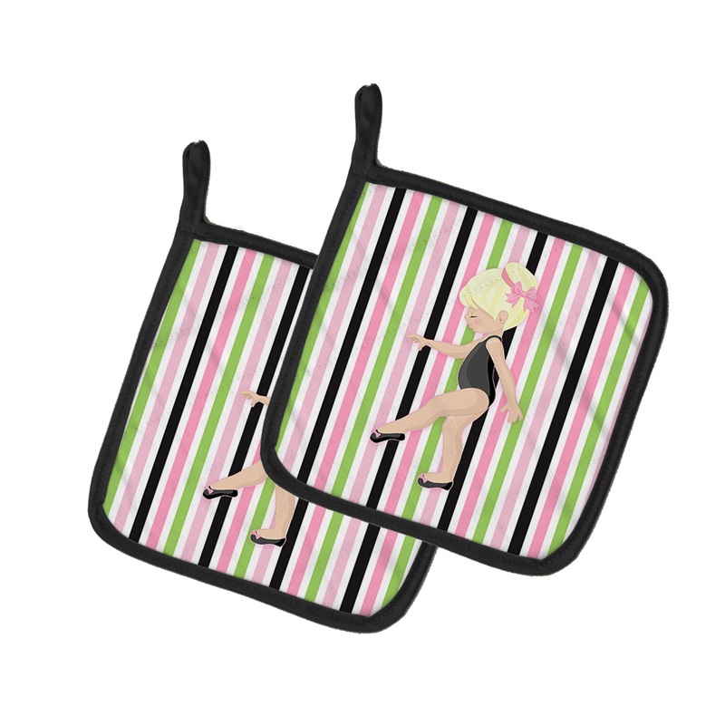 Ballerina Blonde Point Pot Holders - Set of 2 - Heat-Resistant Kitchen Essentials BB5160PTHD