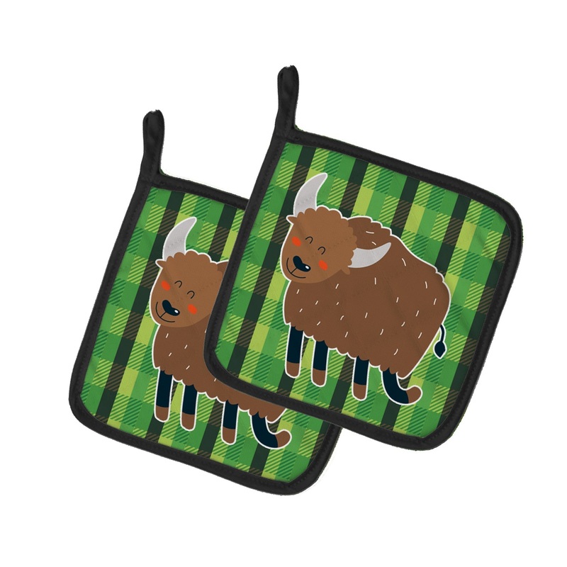 Bull Pot Holders - Set of 2 - Heat-Resistant Kitchen Essentials BB6763PTHD