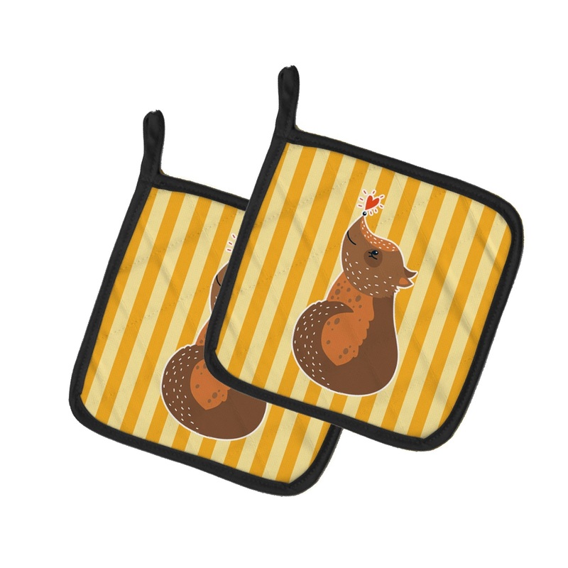 Opossum Love Pot Holders - Set of 2 - Heat-Resistant Kitchen Essentials BB6743PTHD