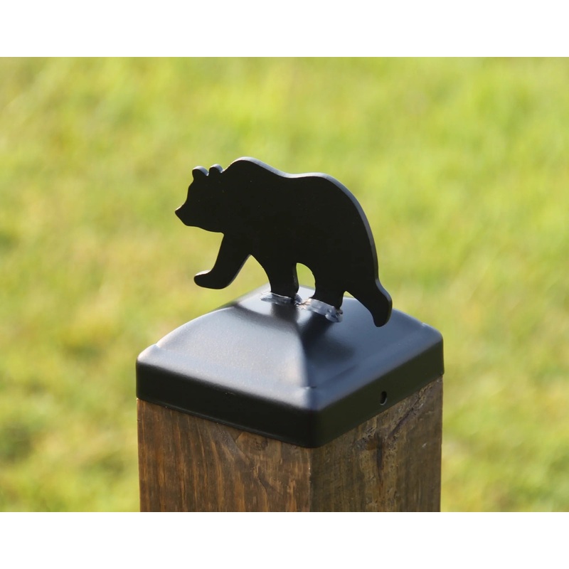 4x4 Bear Walking Post Cap (Fits 3.5 x 3.5 Post Size)