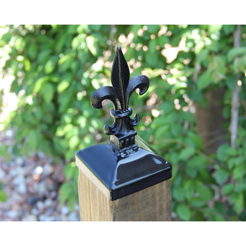 4x4 Fleur-De-Lis Fence Post Cap (3.5 x 3.5 Post Size)