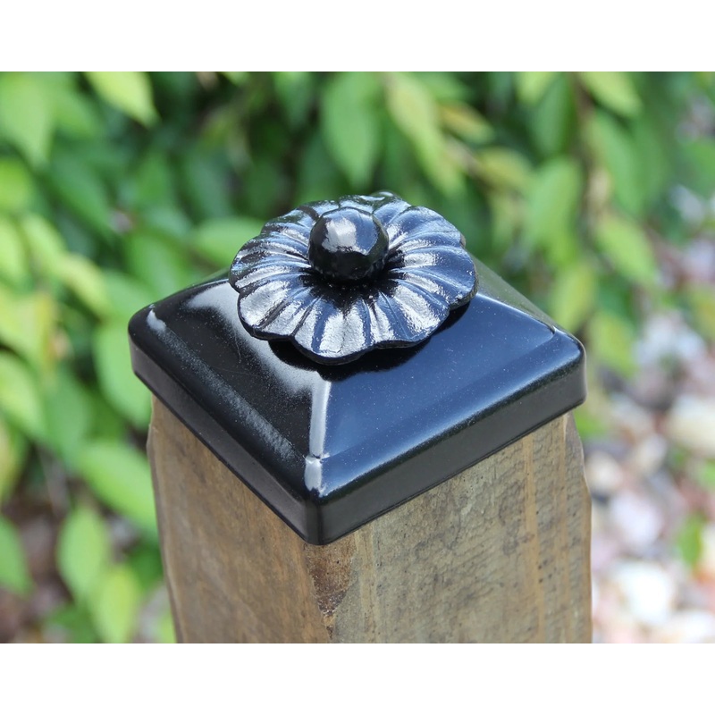 4x4 Flower Rosset Post Cap (3.5 x 3.5 Post Size)