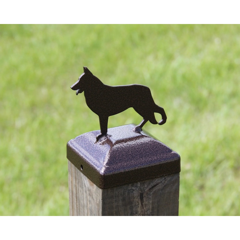 4x4 German Shepherd Post Cap (Fits 3.5 x 3.5 Post Size)
