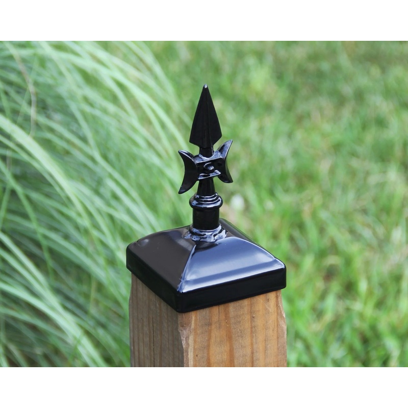 4x4 Gothic Spear Post Cap (3.5 x 3.5 Post Size)