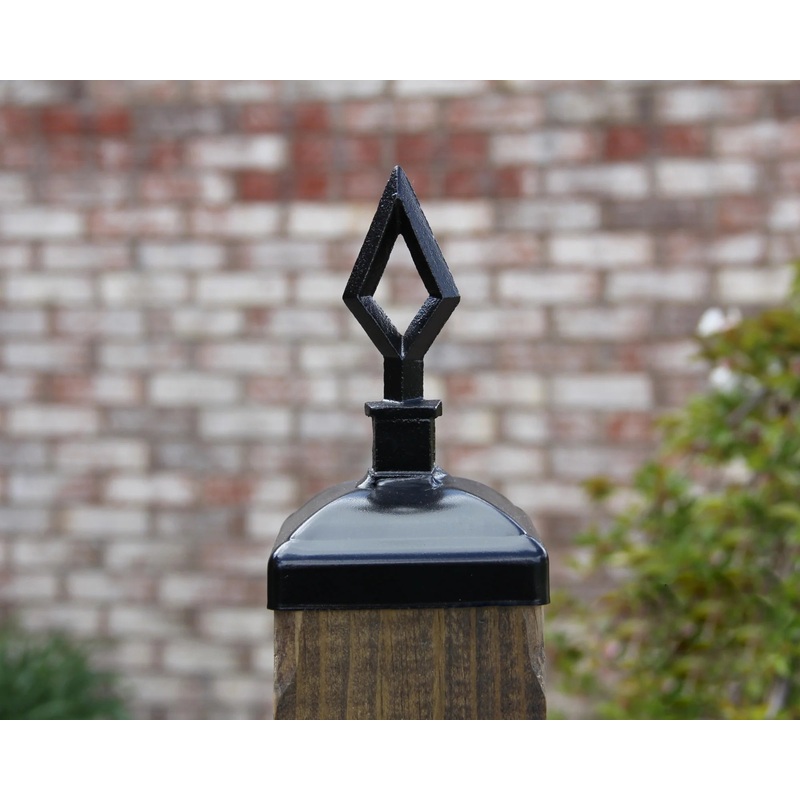 4x4 Hollow Spear Post Cap (3.5 x 3.5 Post Size)