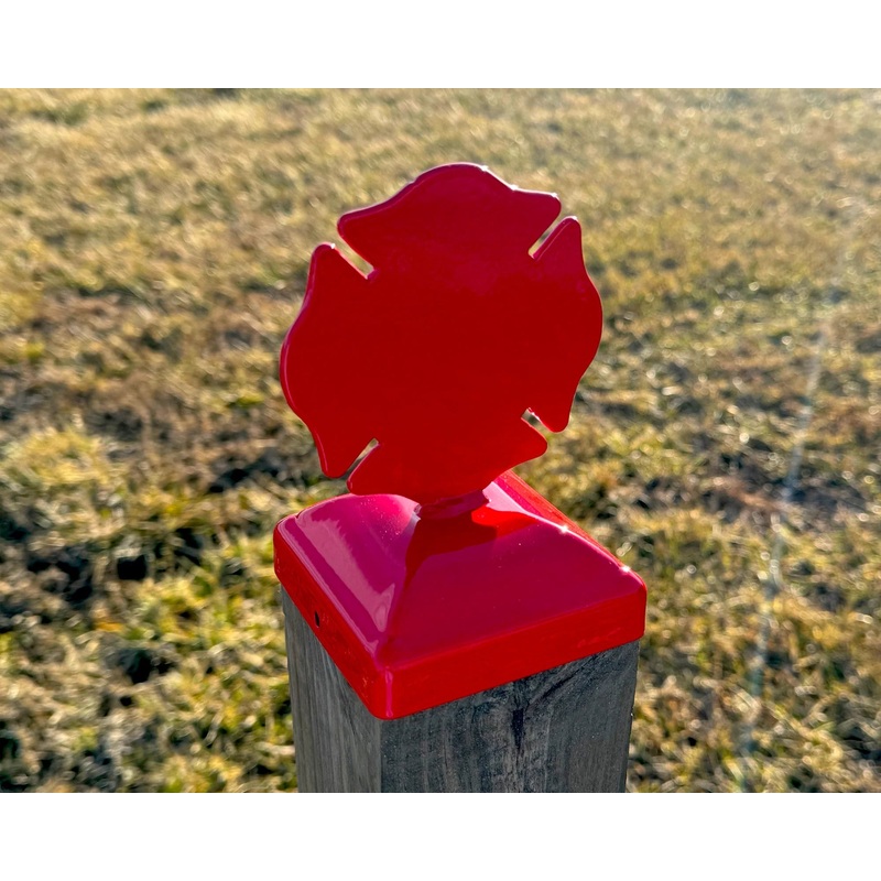 4x4 Maltese Cross Post Cap (Fits 3.5 x 3.5 Post Size)
