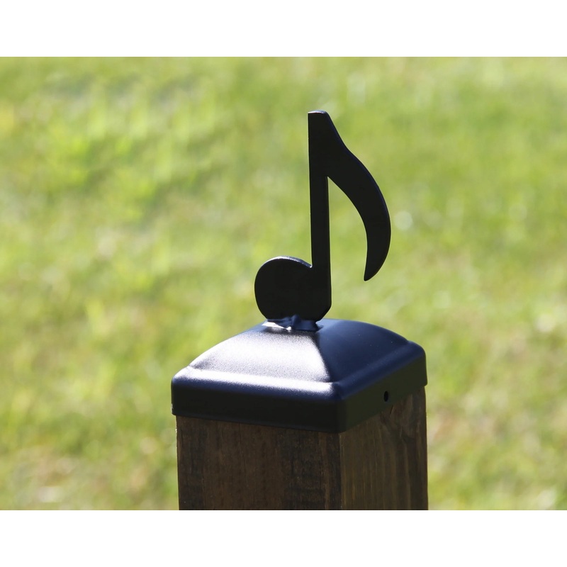 4X4 Music Note Post Cap (Fits 3.5 x 3.5 Post Size)