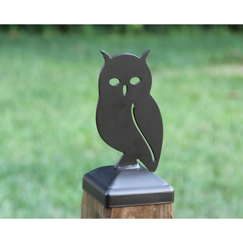 4x4 Owl Fence Post Cap (Fits 3.5 x 3.5 Post Size)