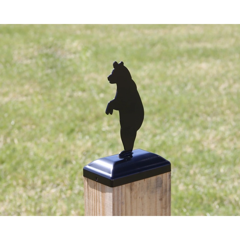 4x6 Bear Standing Post Cap (3.5 x 5.5 Post Size)