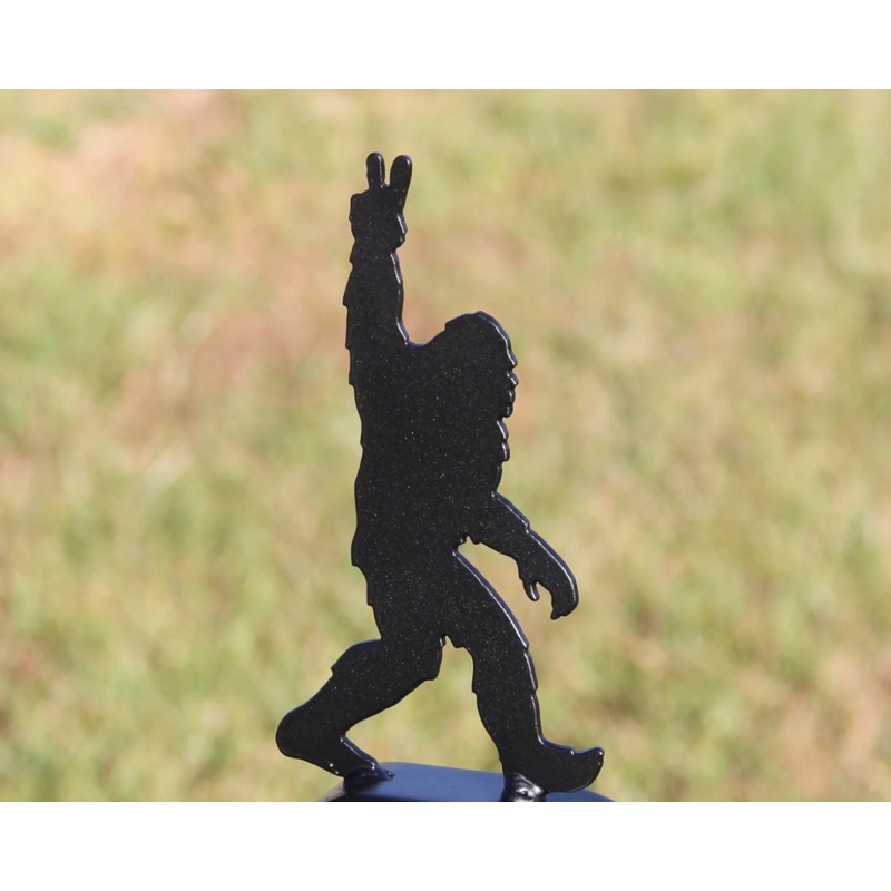 4x6 Bigfoot Peace Sign Post Cap (3.5 x 5.5 Post Size)