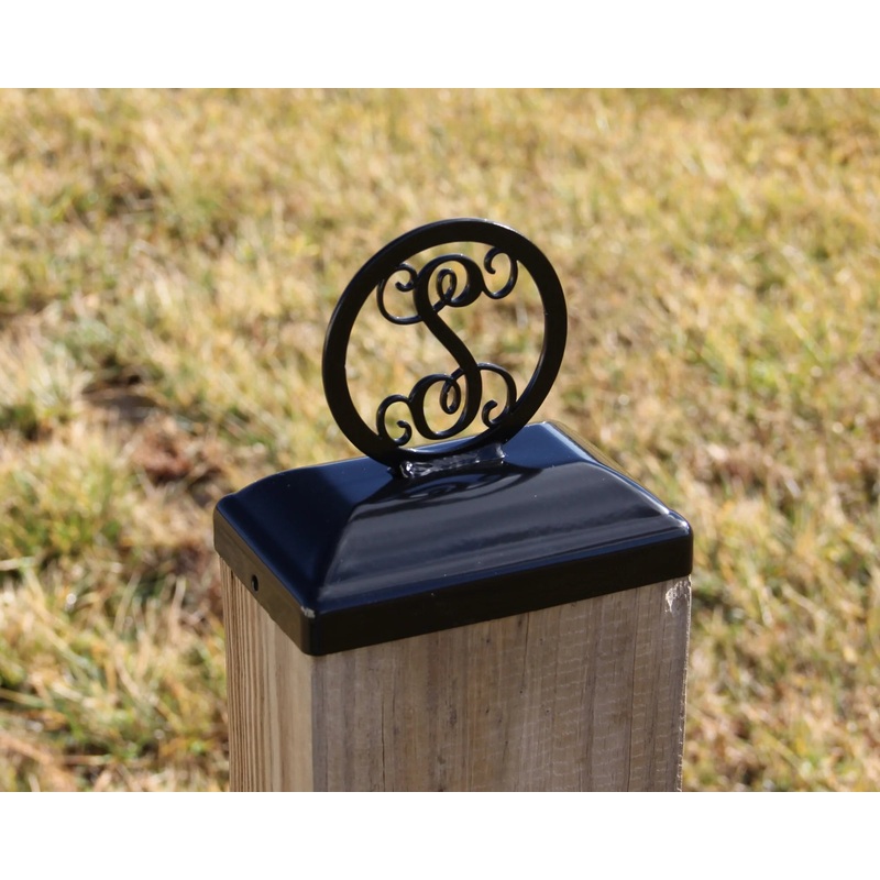4x6 Monogram Post Cap (3.5 x 5.5 Post Size)