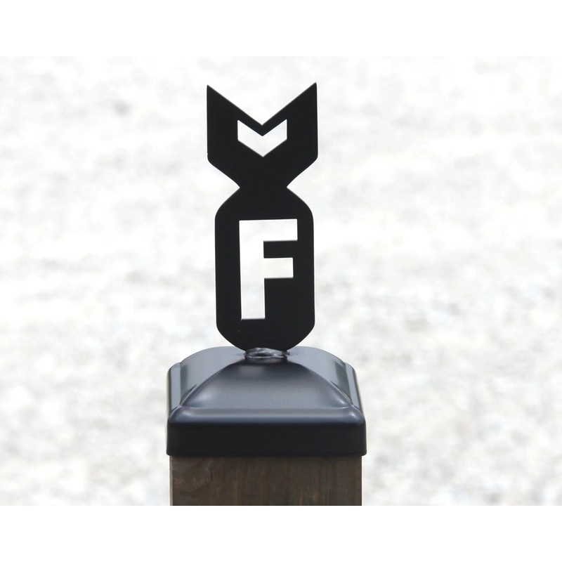 6X6 F Bomb Post Cap (5.5 x 5.5 Post Size)