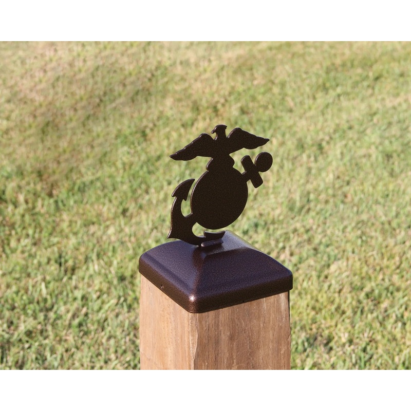6X6 Marines Logo Post Cap (5.5 x 5.5 Post Size)