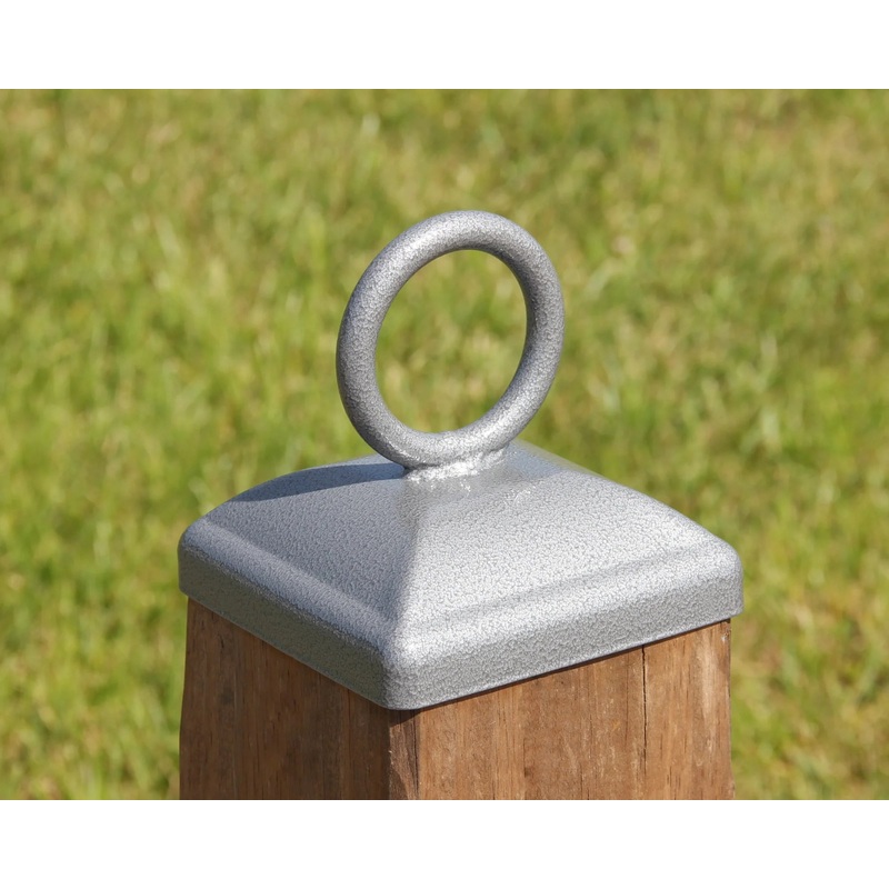 6x6 Nautical Rope Ring Post Cap (5.5 x 5.5 Post Size)