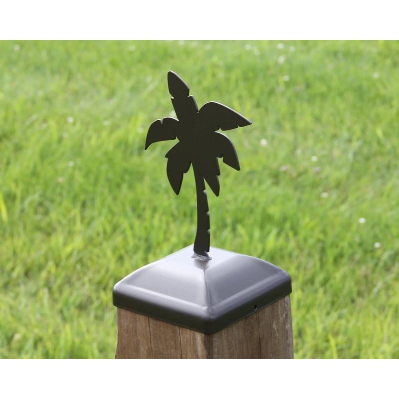 6X6 Palm Tree Post Cap (5.5 x 5.5 Post Size)