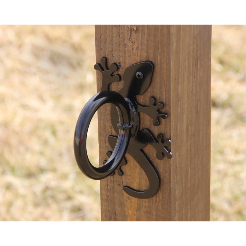 Gecko Nautical Rope Fence Bracket, Light Strand Holder