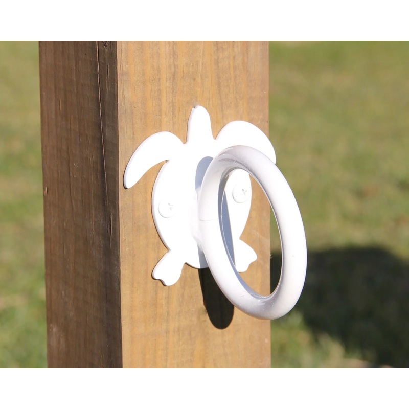 Sea Turtle Nautical Rope Holder for 2" Rope Fence