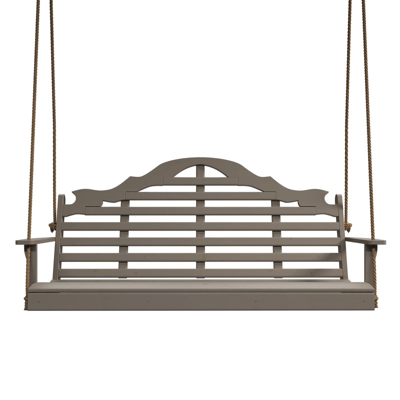 Keystone Amish Co. 4 Foot Milan Porch Swing, Olive Grey