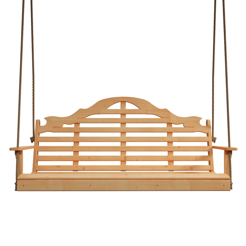 Keystone Amish Co. 6 Foot Milan Porch Swing, Unfinished