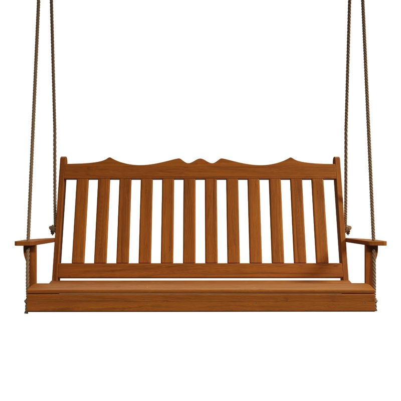 Keystone Amish Co. 6 Foot York Red Cedar Porch Swing, Cedar Stain