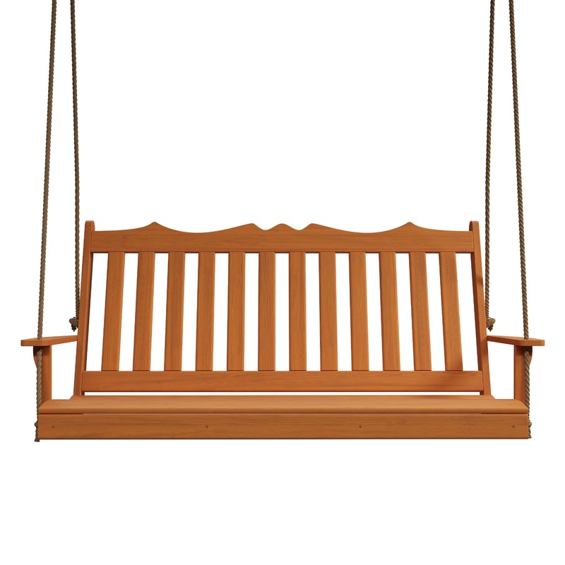 Keystone Amish Co. 6 Foot York Red Cedar Porch Swing, Natural Stain