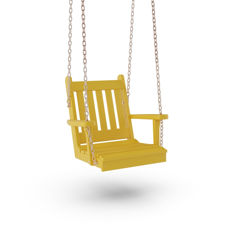 Keystone Amish Co. Franklin Swing Chair, Yellow
