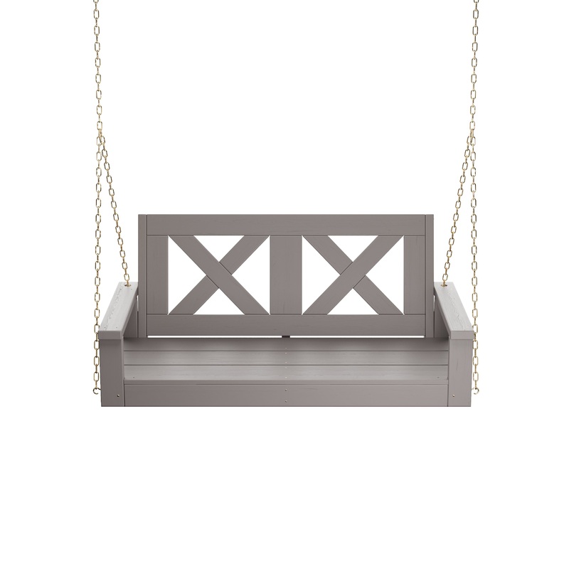 Porchgate Amish Heavy Duty 700 Lb 5-Foot Farmhouse Porch Swing - Dovetail Grey