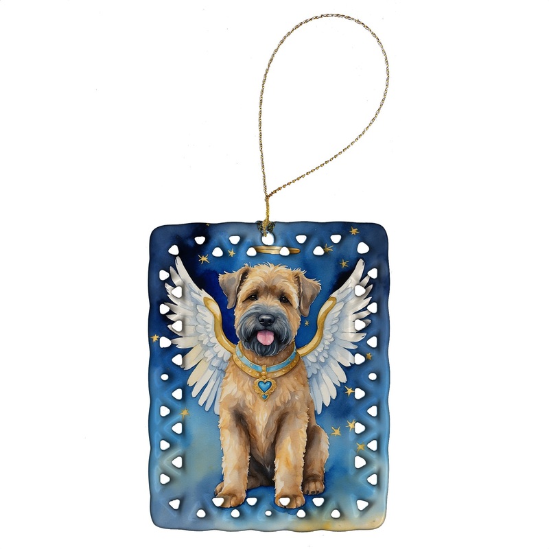 Bouvier des Flandres My Angel Porcelain Ornament