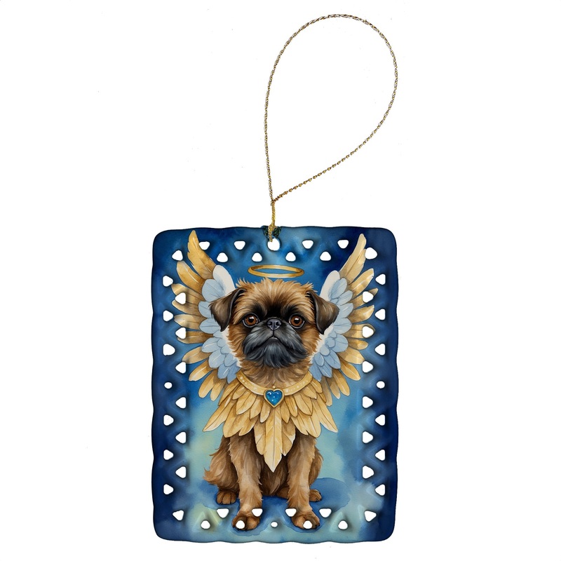 Brussels Griffon My Angel Porcelain Ornament