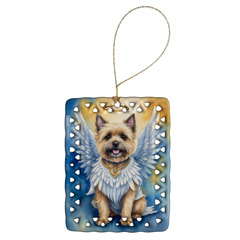 Cairn Terrier My Angel Porcelain Ornament