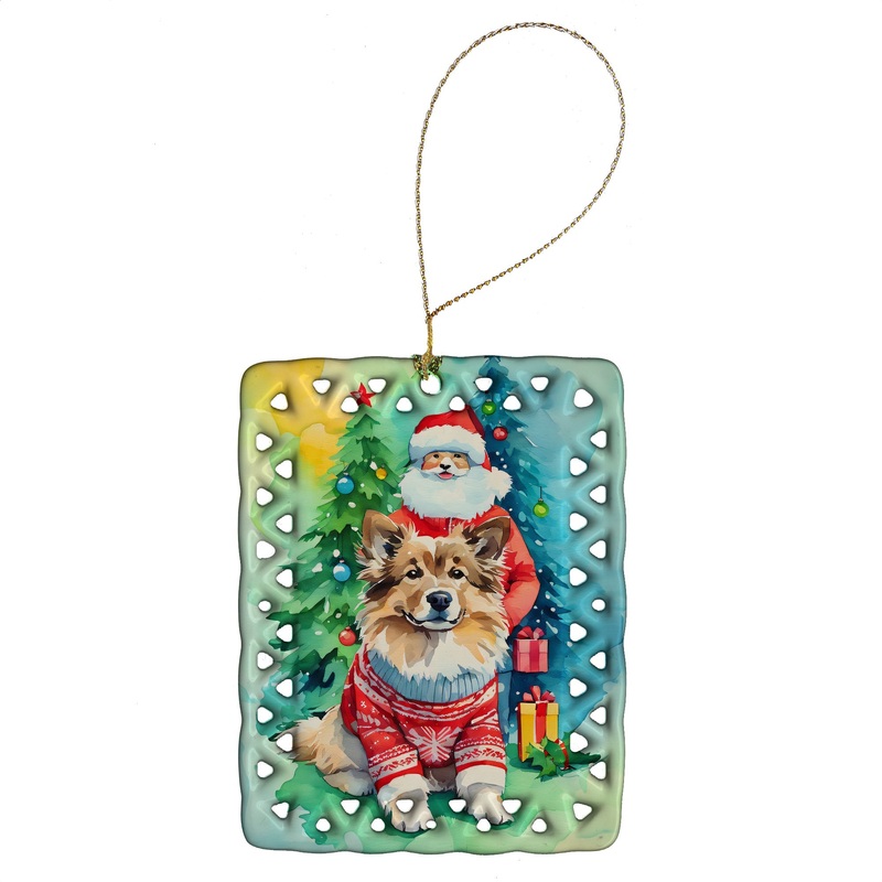 Finnish Lapphund Christmas Porcelain Ornament