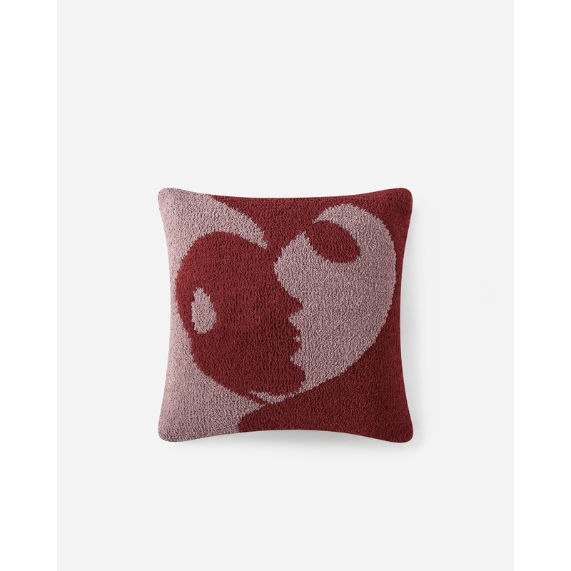 Faces II Throw Pillow