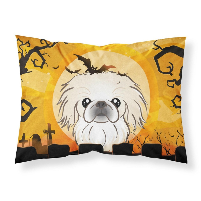 Halloween Pekingese Fabric Standard Pillowcase  Artistic Decorative Front, White Back BB1779PILLOWCASE