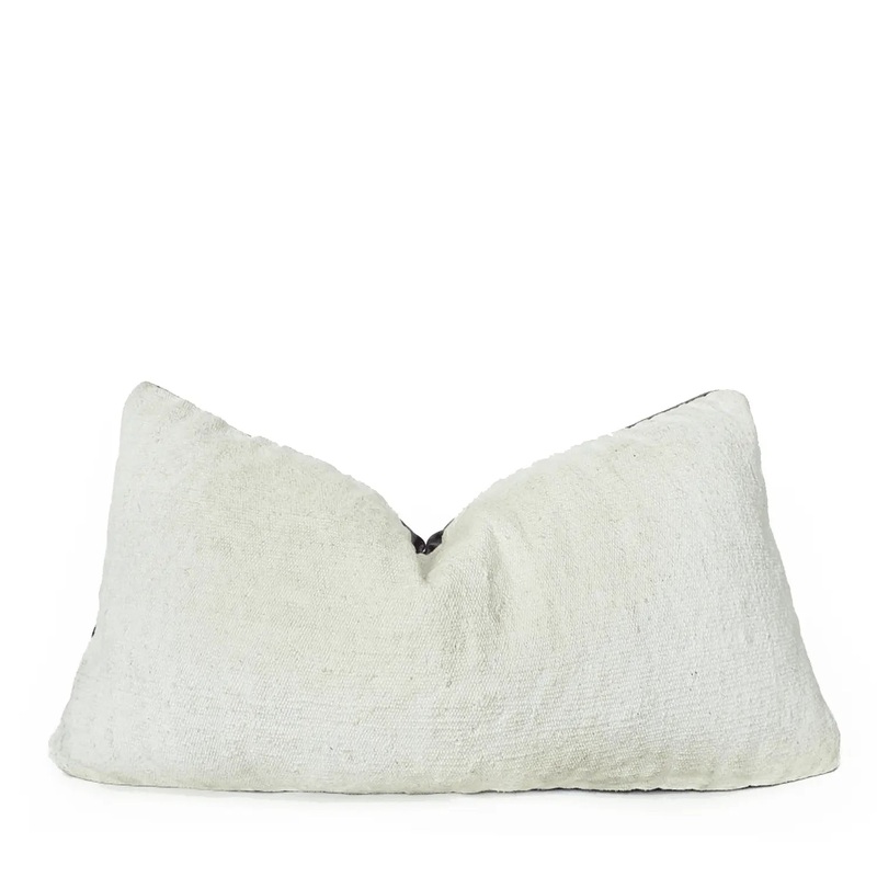 Ivory Vintage Kilim Lumbar Pillow