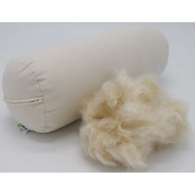 Neck Roll Cervical Sleep Support Pillows Organic Kapok, 100% Organic Cotton Fabric
