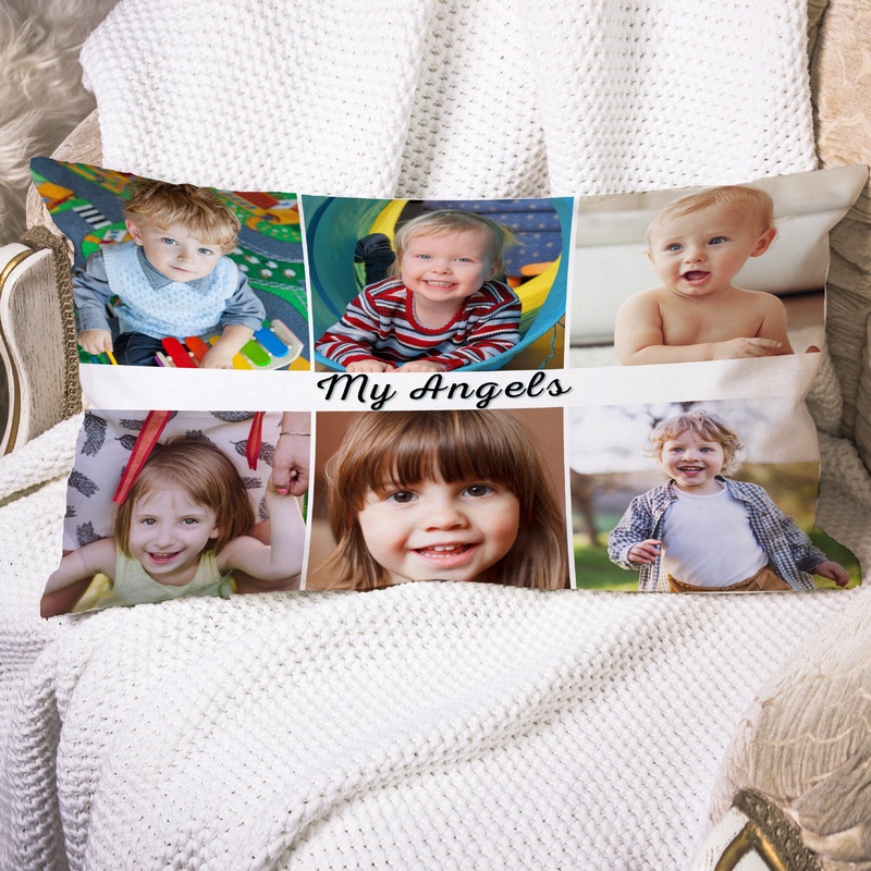 Personalized Photo Collage Sleeping Pillowcase - Create you own Collage with your photos
