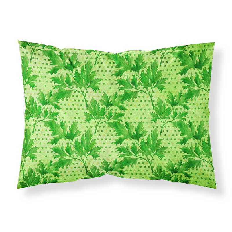 Watercolor Parsley Fabric Standard Pillowcase  Artistic Decorative Front, White Back BB7573PILLOWCASE