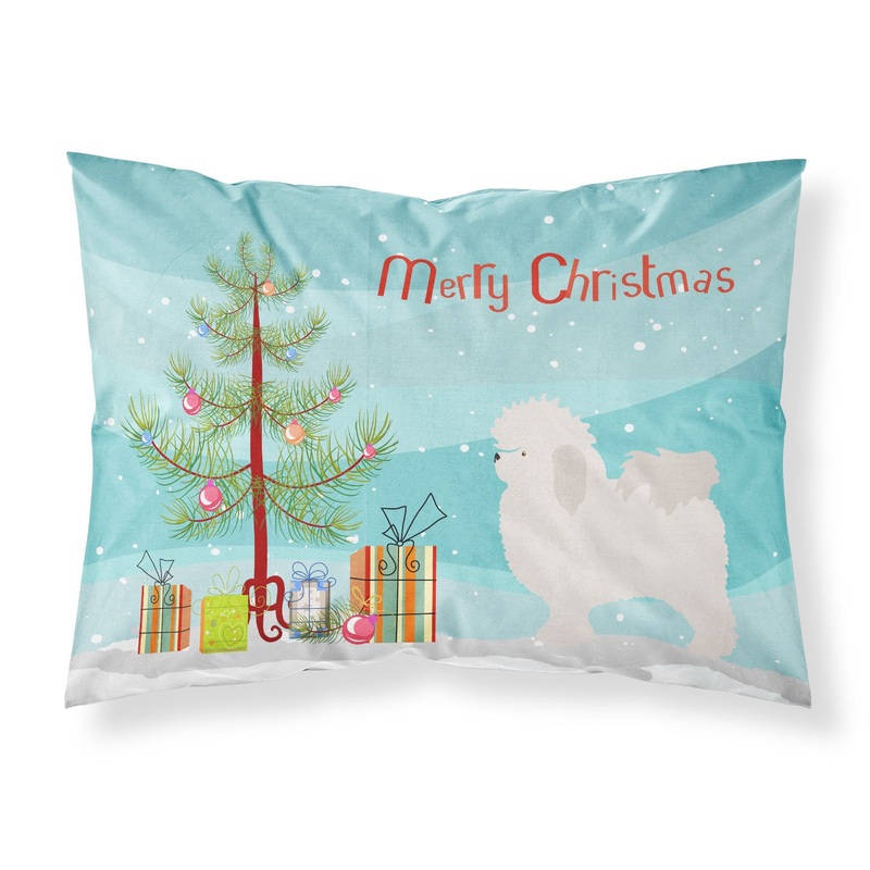 Bolognese Christmas Fabric Standard Pillowcase  Artistic Decorative Front, White Back BB8471PILLOWCASE