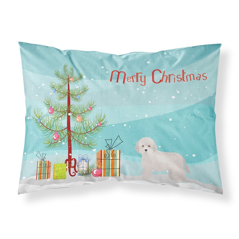 Cyprus Poodle Christmas Tree  Standard Pillowcase  Artistic Decorative Front, White Back CK3449PILLOWCASE