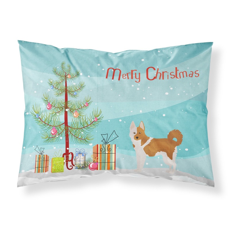 Nordic Spitz Christmas Tree  Standard Pillowcase  Artistic Decorative Front, White Back CK3475PILLOWCASE