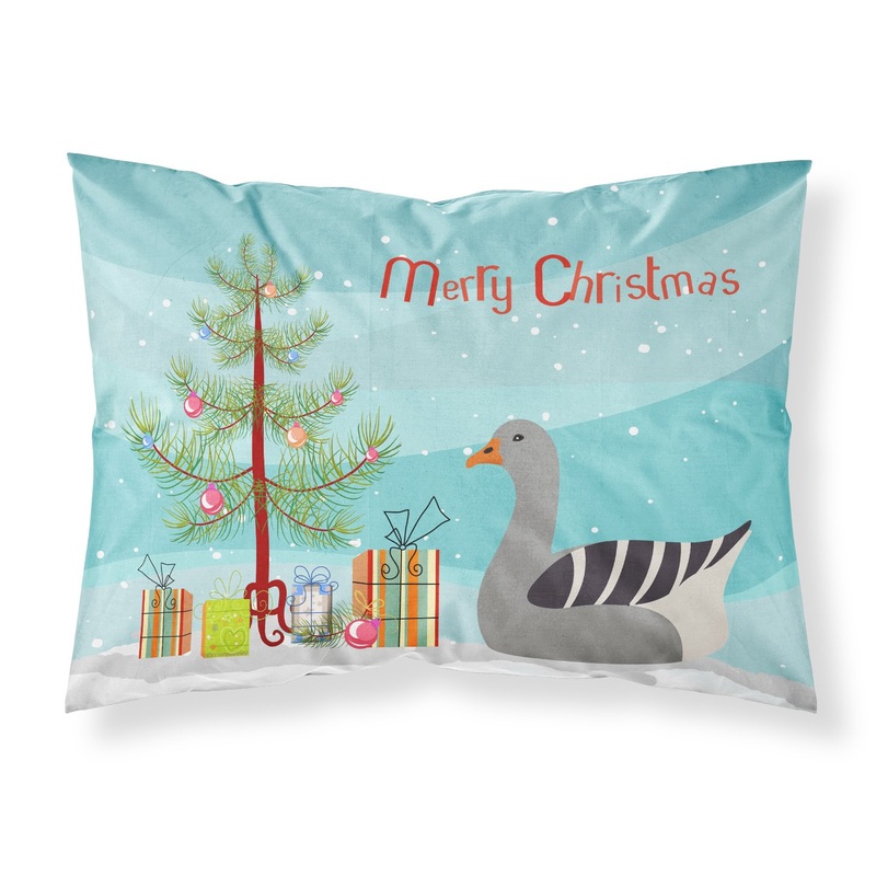 Pilgrim Goose Christmas Fabric Standard Pillowcase  Artistic Decorative Front, White Back BB9260PILLOWCASE