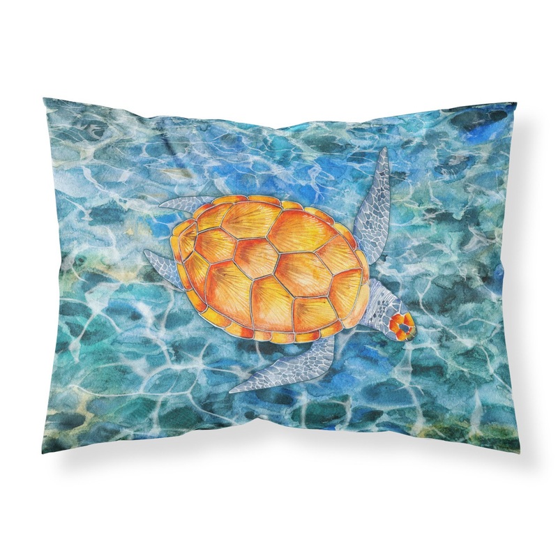 Sea Turtle Fabric Standard Pillowcase  Artistic Decorative Front, White Back BB5364PILLOWCASE