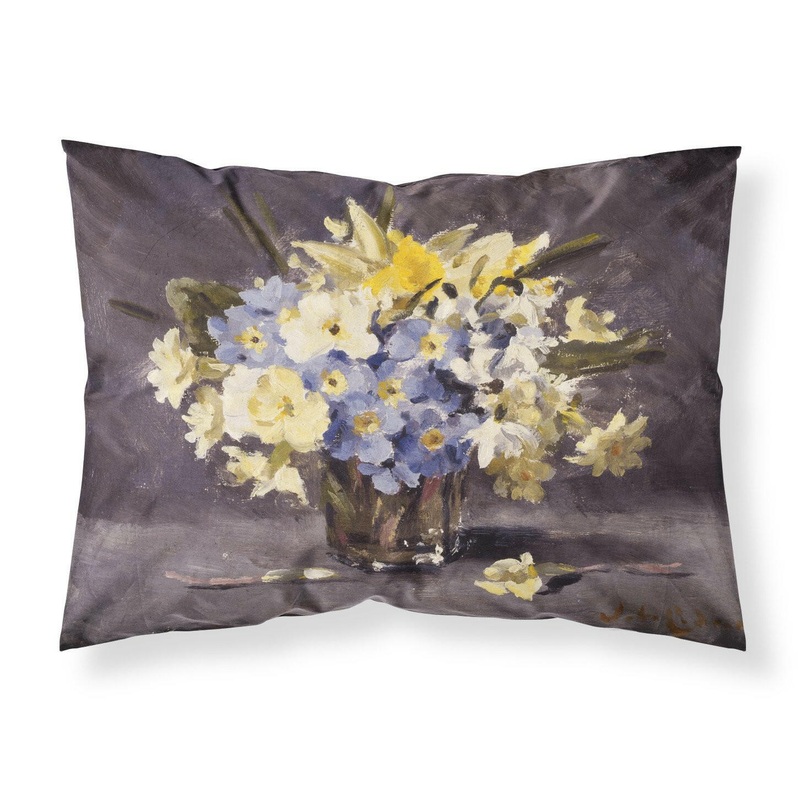Spring Bouquet by John Codner Fabric Standard Pillowcase  Artistic Decorative Front, White Back CJC0039PILLOWCASE
