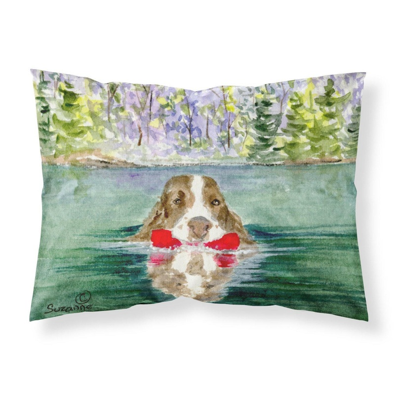 Springer Spaniel Standard Pillowcases  Artistic Decorative Front, Crisp White Back