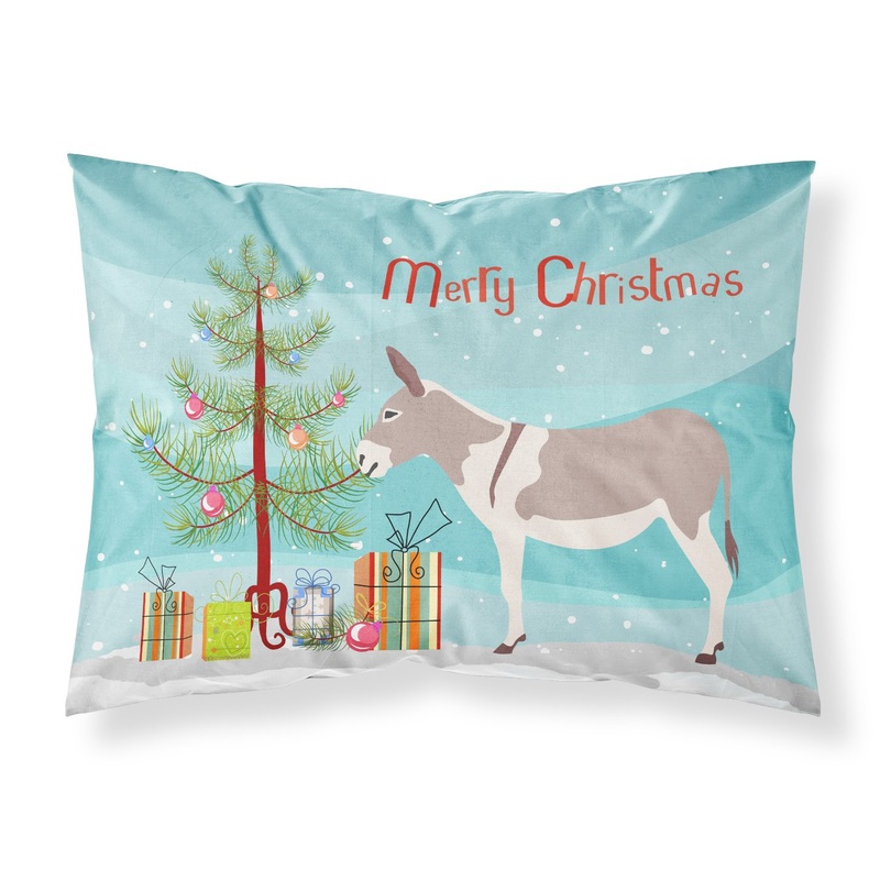 Australian Teamster Donkey Christmas Fabric Standard Pillowcase  Artistic Decorative Front, White Back BB9213PILLOWCASE