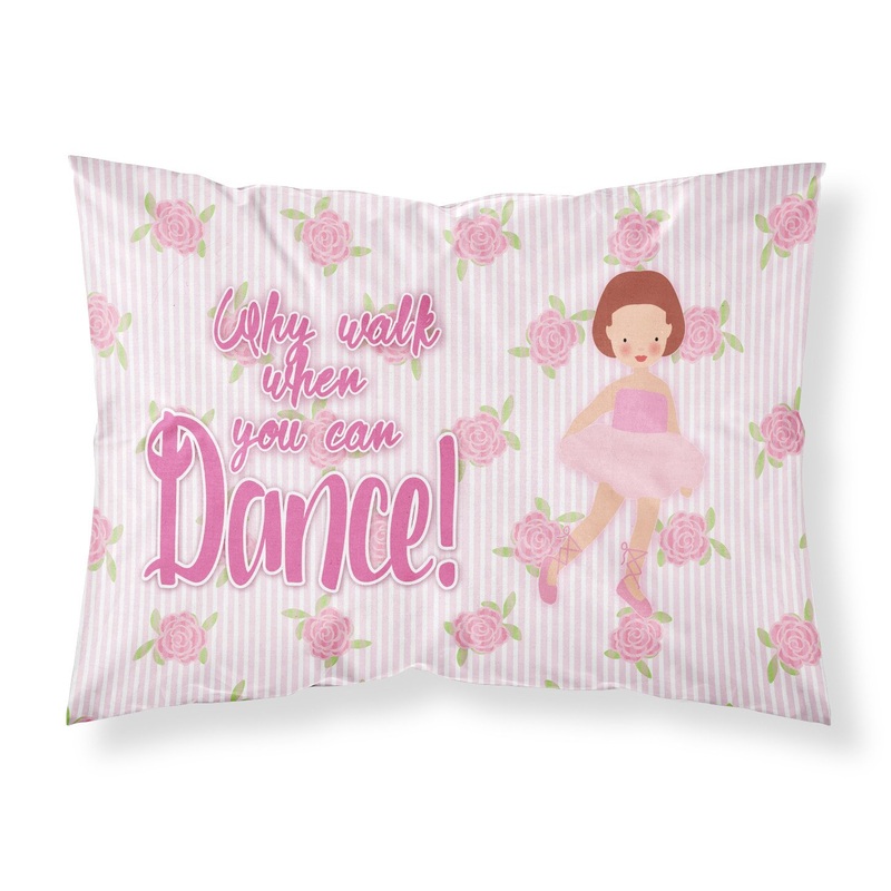 Ballet Red Short Hair Fabric Standard Pillowcase  Artistic Decorative Front, White Back BB5383PILLOWCASE