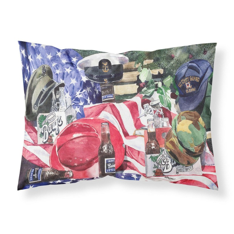 Barq's and Armed Forces Standard Pillowcases  Artistic Decorative Front, Crisp White Back